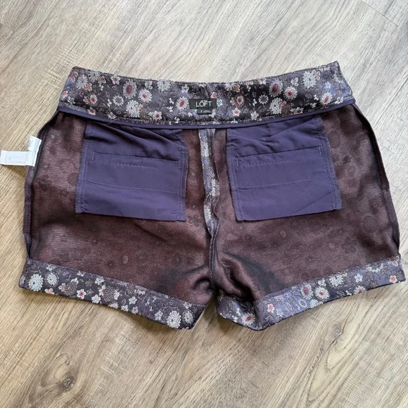 Loft Floral Print Shorts - Size 2 - Picture 14 of 14